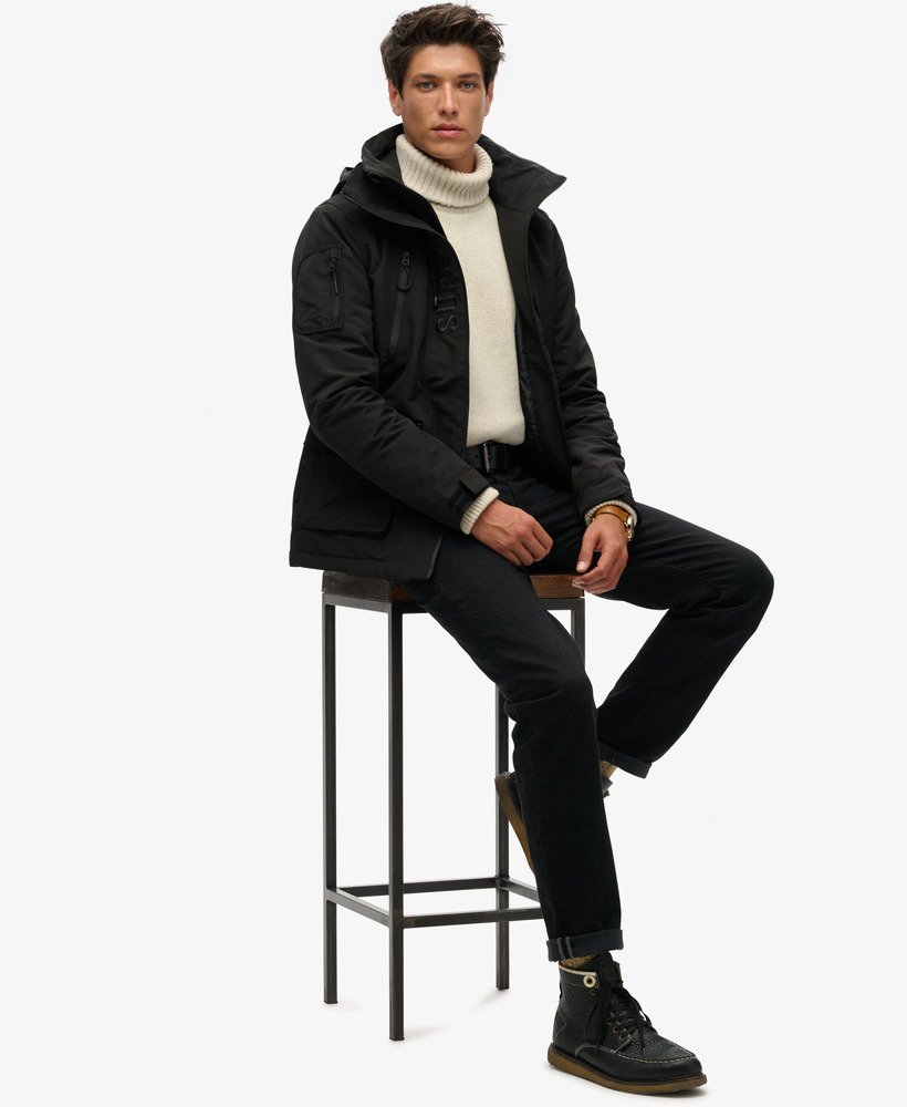 kurtka wiatrówka ultimate w kolorze jet black