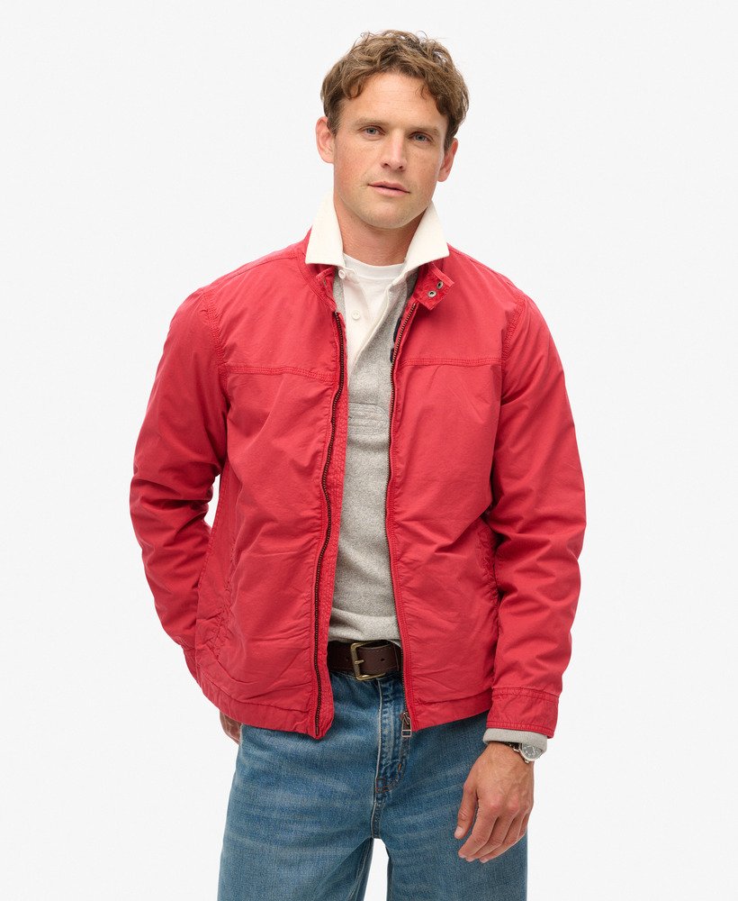 klasyczna kurtka harrington w kolorze varsity red