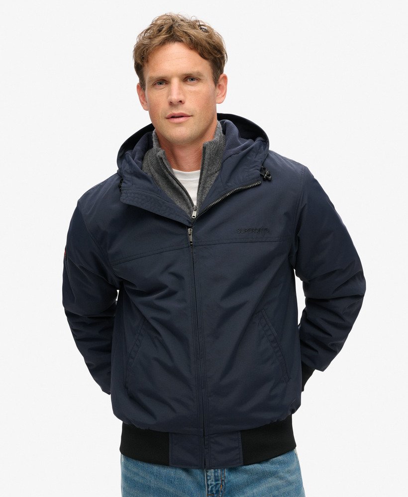 kurtka bomber z nylonu surplus z kapturem w kolorze eclipse navy