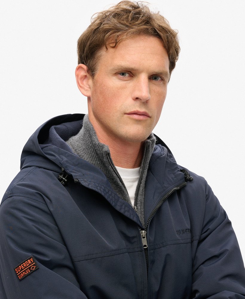 kurtka bomber z nylonu surplus z kapturem w kolorze eclipse navy