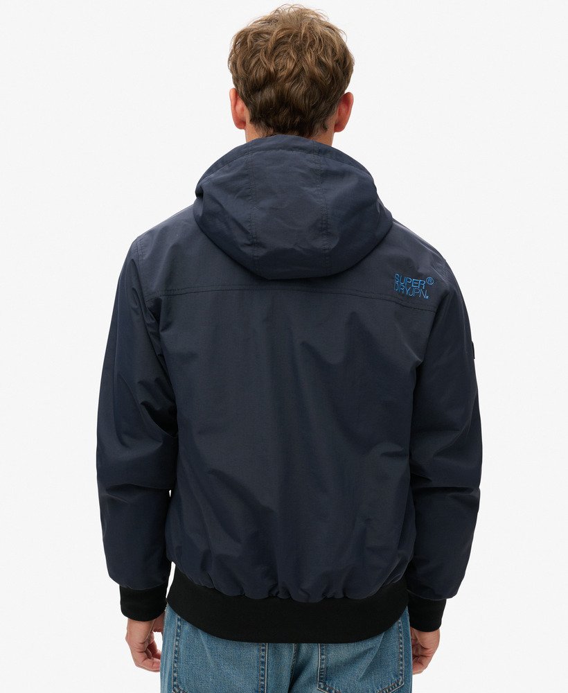 kurtka bomber z nylonu surplus z kapturem w kolorze eclipse navy