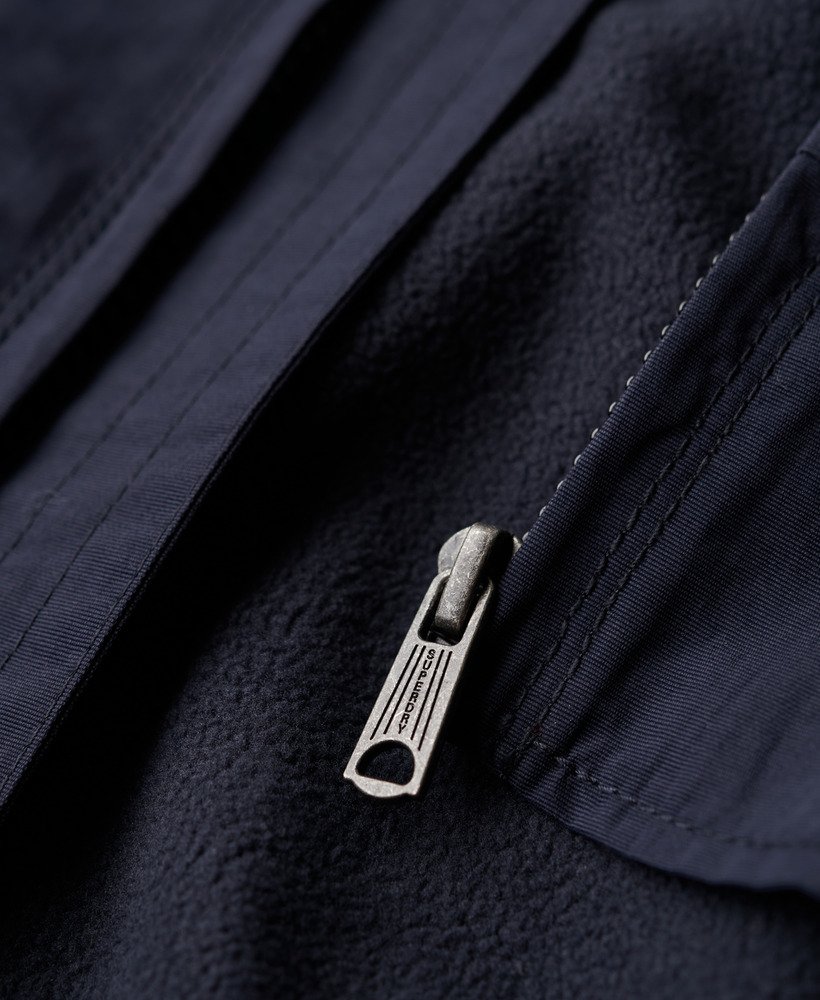 kurtka bomber z nylonu surplus z kapturem w kolorze eclipse navy