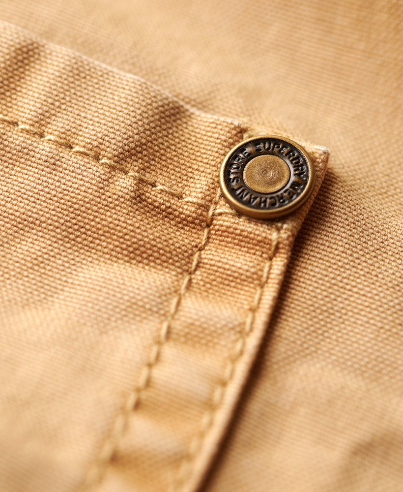 the merchant store – bawełniana kurtka robocza w kolorze shaker beige