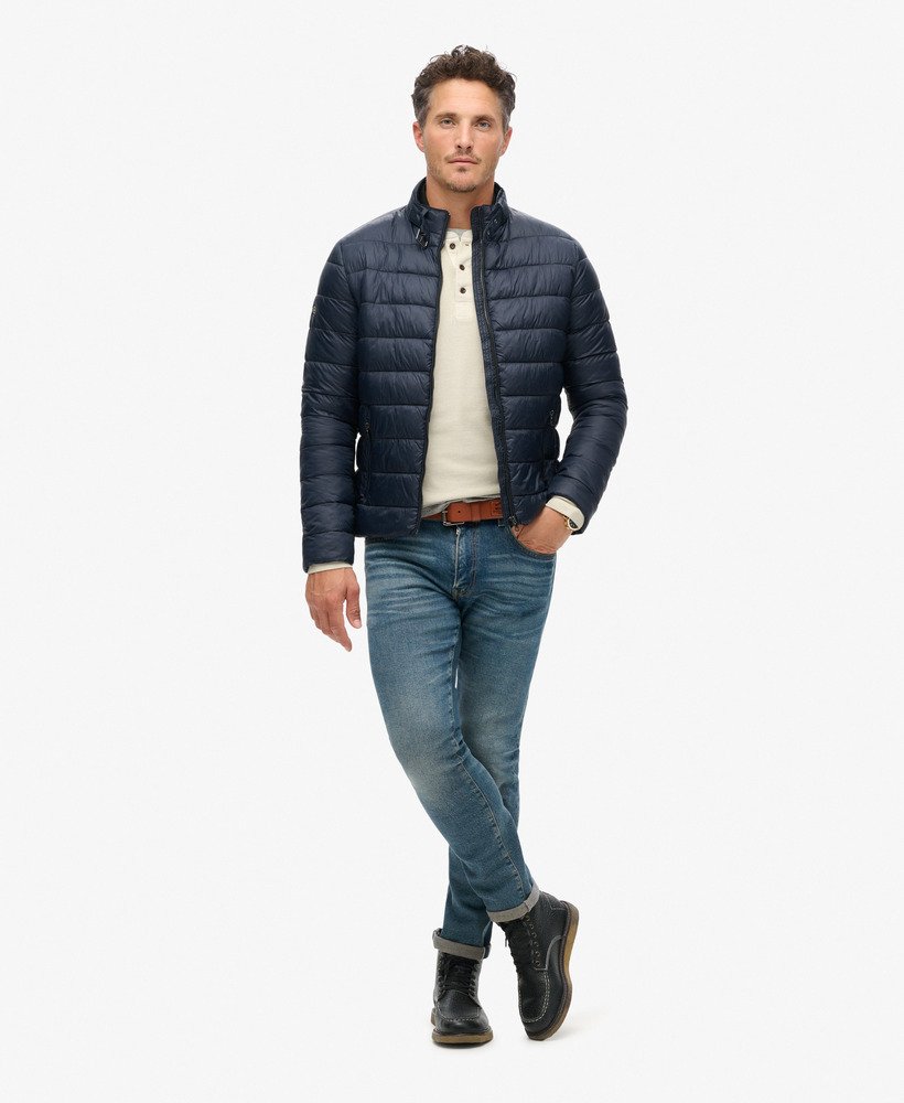 lekka kurtka pikowana w kolorze eclipse navy