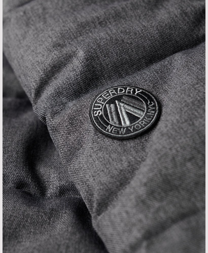 płaszcz city chevron padded w kolorze szarej jodełki
