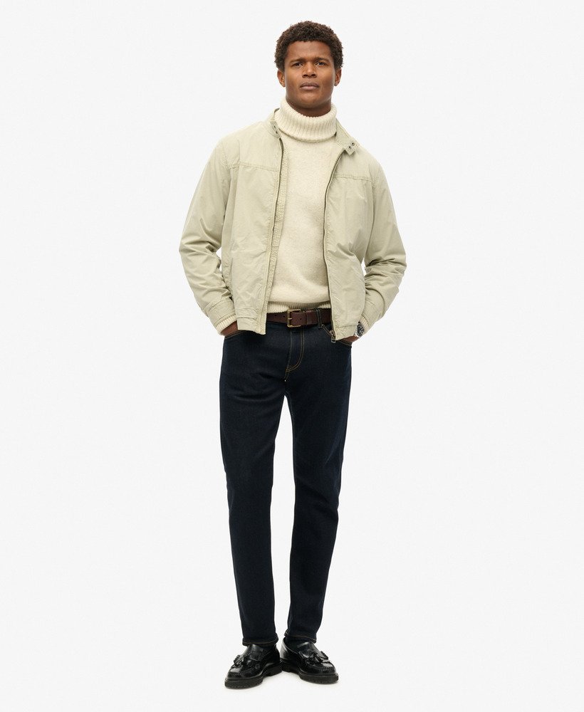 klasyczna kurtka harrington w kolorze london fog grey