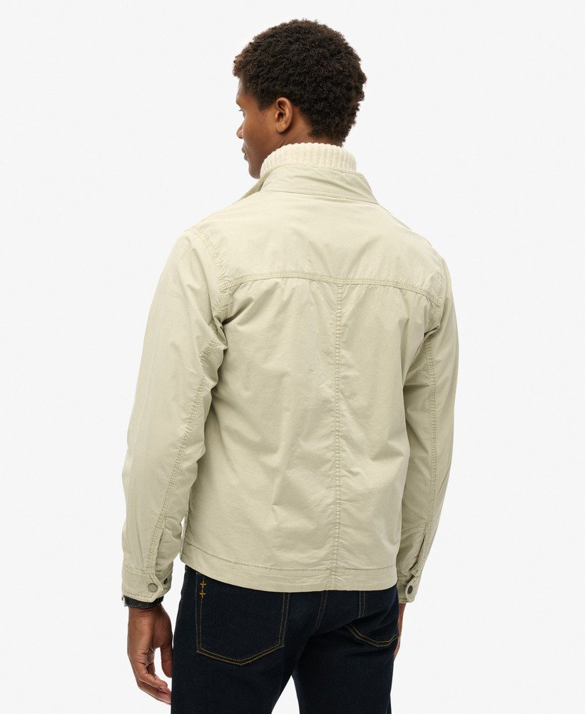 klasyczna kurtka harrington w kolorze london fog grey