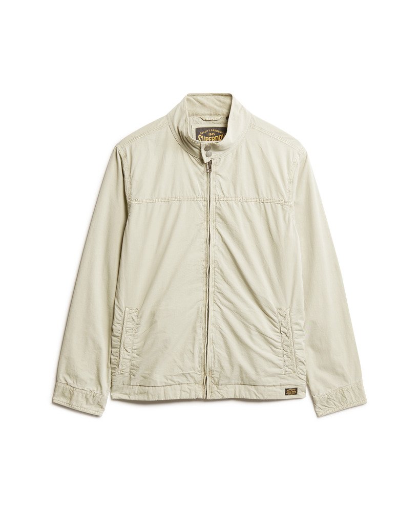 klasyczna kurtka harrington w kolorze london fog grey