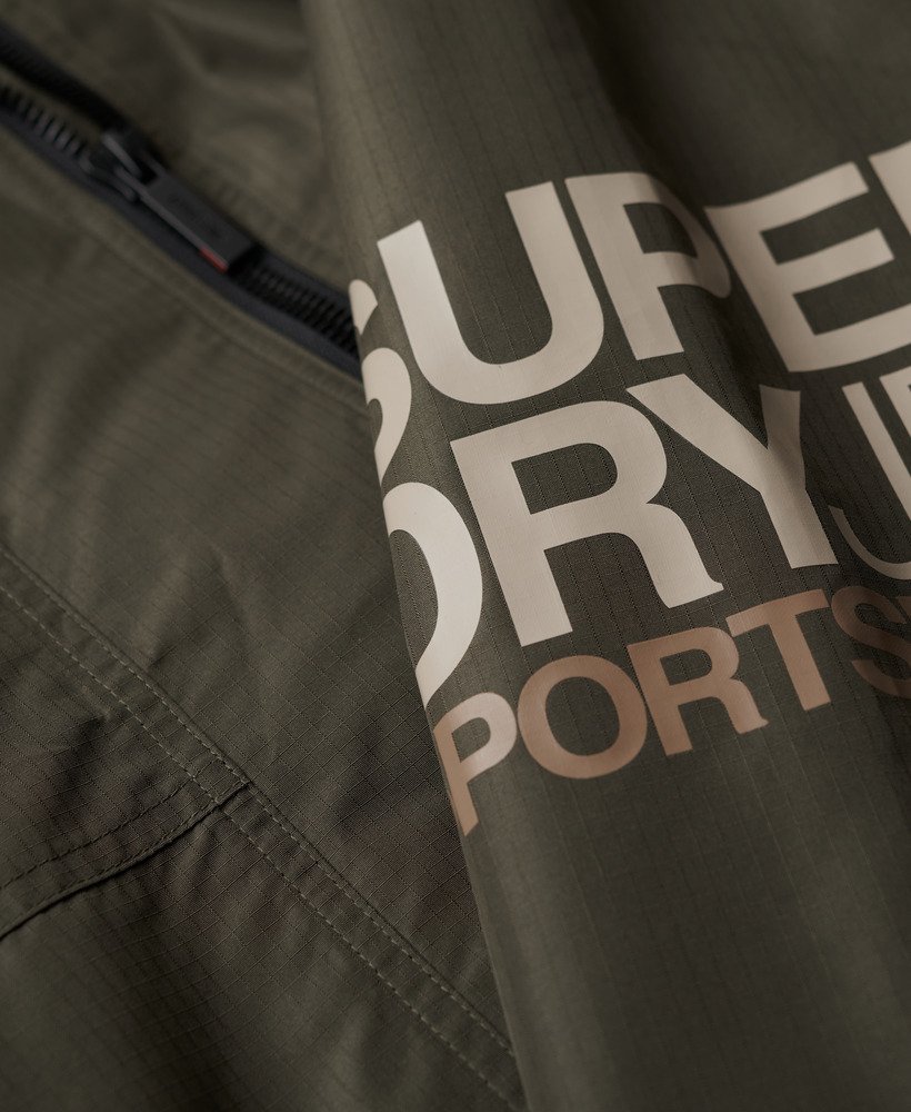 kurtka wiatrówka z kapturem yachter sd w kolorze army khaki