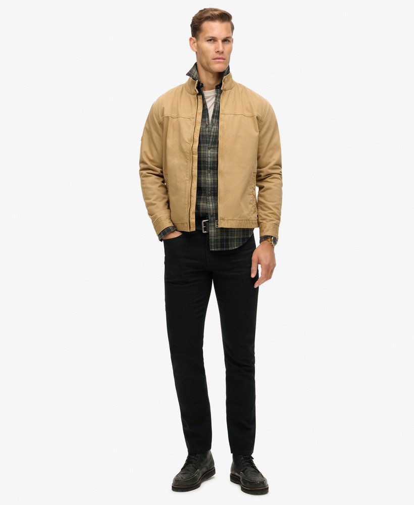 klasyczna kurtka harrington w kolorze canyon beige