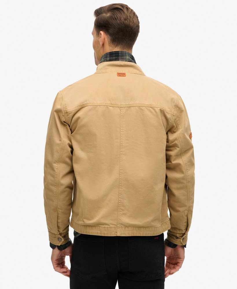klasyczna kurtka harrington w kolorze canyon beige