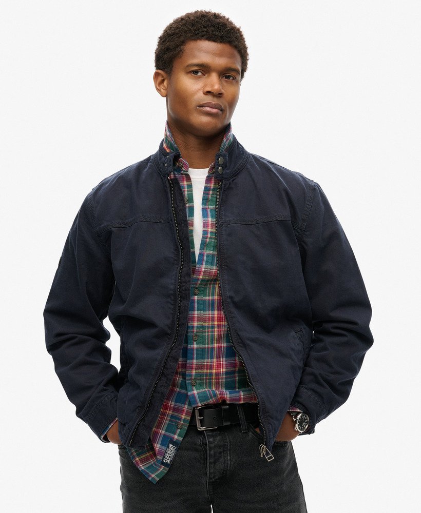 klasyczna kurtka harrington w kolorze eclipse navy