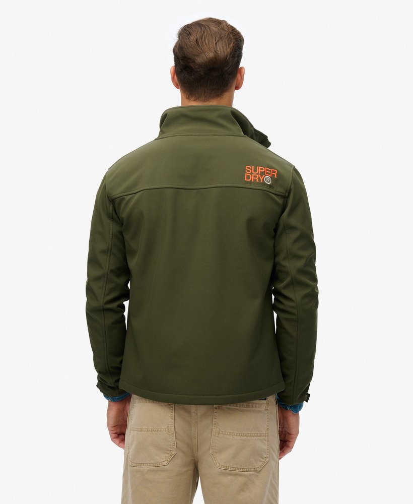 kurtka dresowa softshell trekker w kolorze army khaki