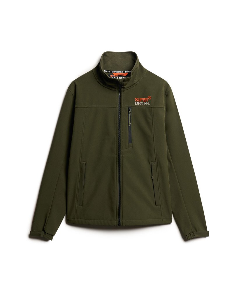 kurtka dresowa softshell trekker w kolorze army khaki
