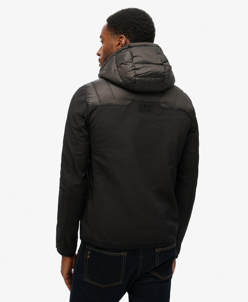 kurtka softshell storm z kapturem w kolorze czarnym