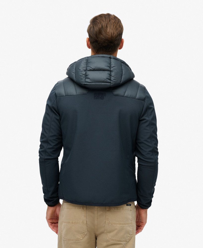 kurtka softshell storm z kapturem w kolorze granatowym eclipse