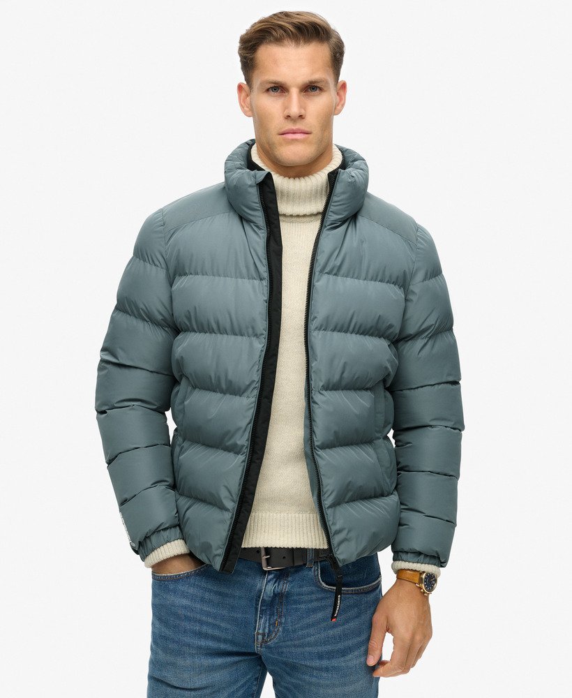kurtka pikowana sportowa w kolorze stormy weather blue