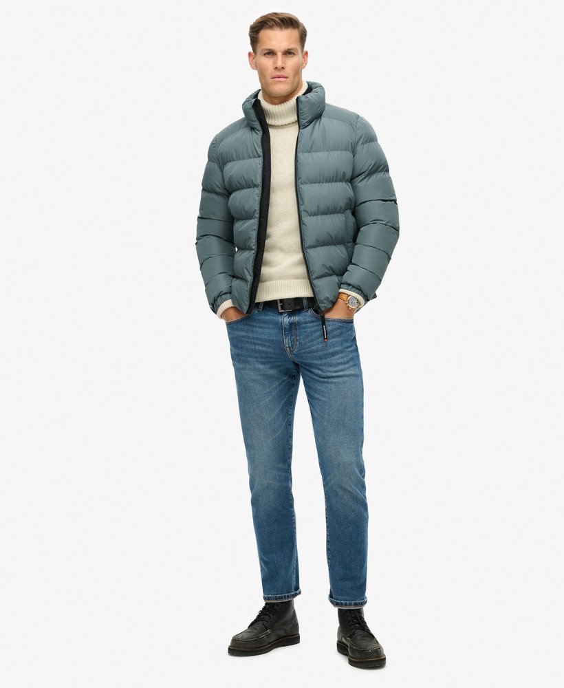kurtka pikowana sportowa w kolorze stormy weather blue