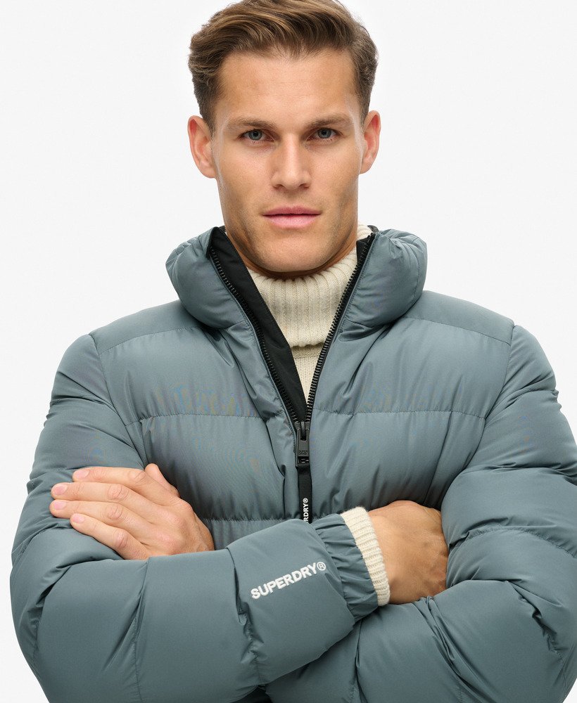 kurtka pikowana sportowa w kolorze stormy weather blue