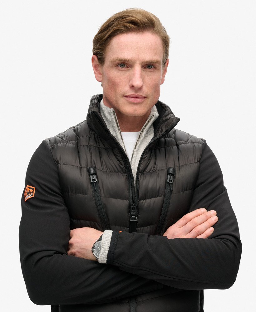 kurtka hybrydowa storm softshell w kolorze czarnym