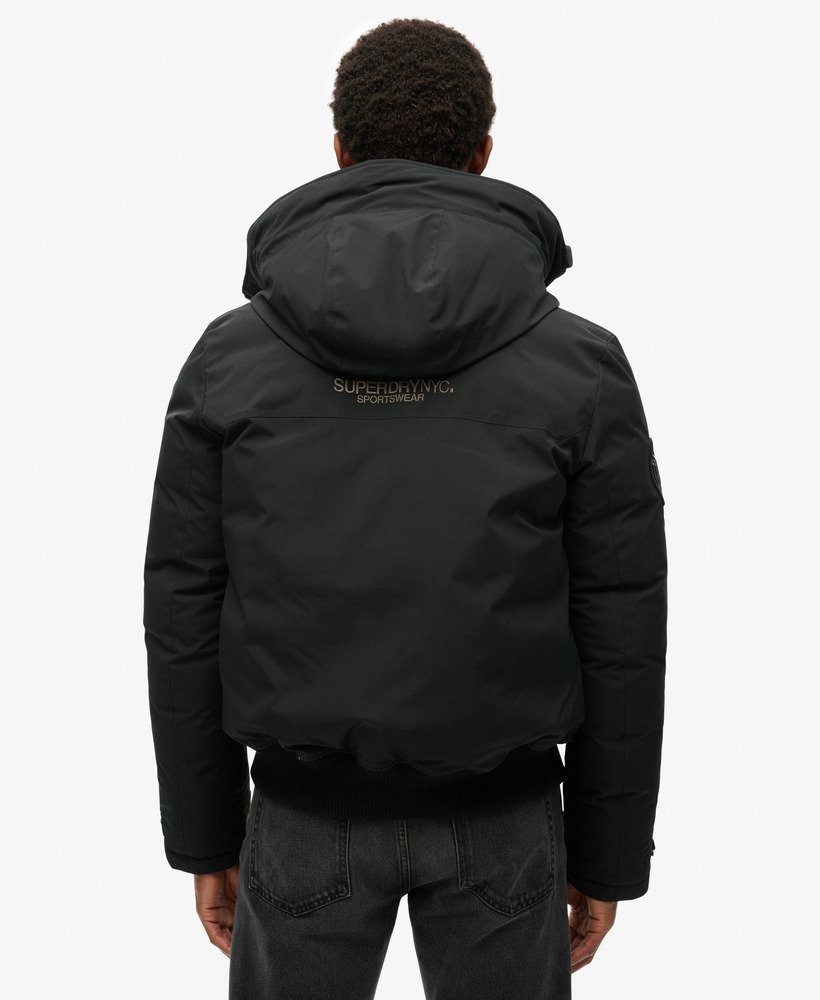 kurtka typu bomber city padded w kolorze czarnym