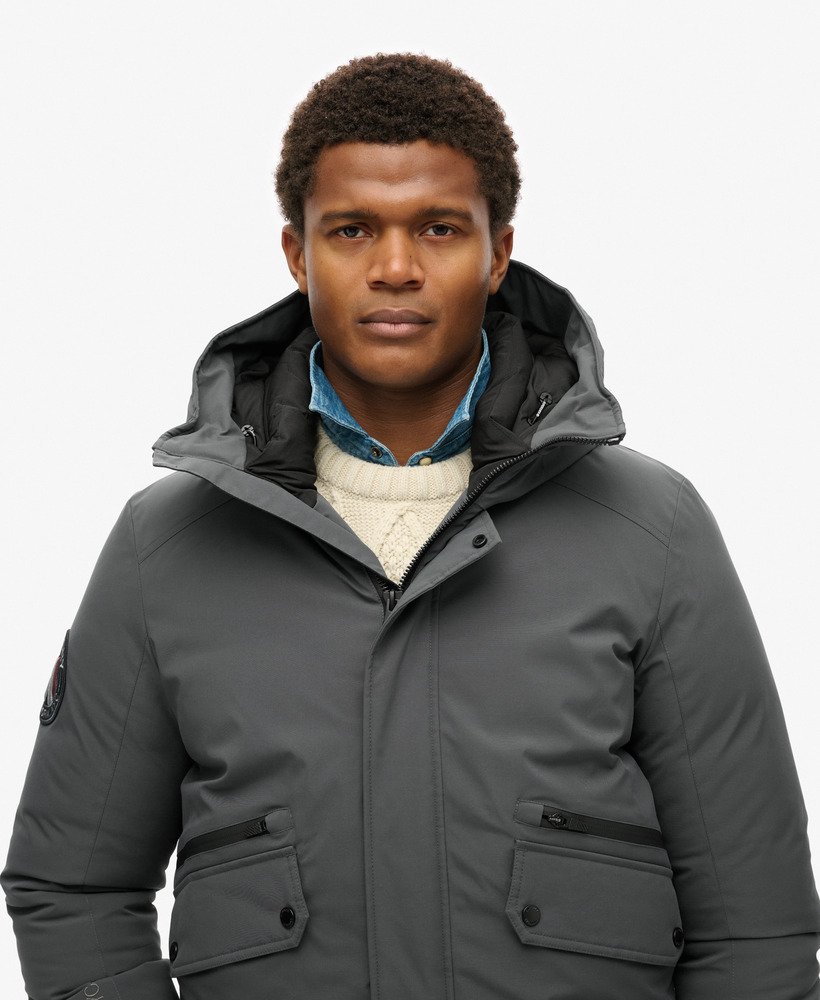 kurtka typu bomber city padded w kolorze hebanowym
