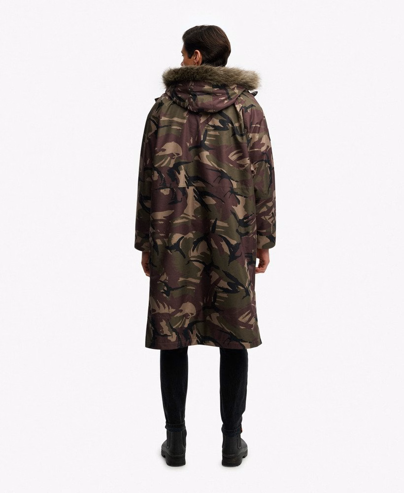 Szlafrok Everest Superdry wodoodporny ze sztucznego futra