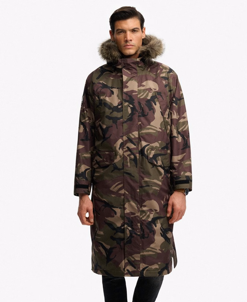 Szlafrok Everest Superdry wodoodporny ze sztucznego futra