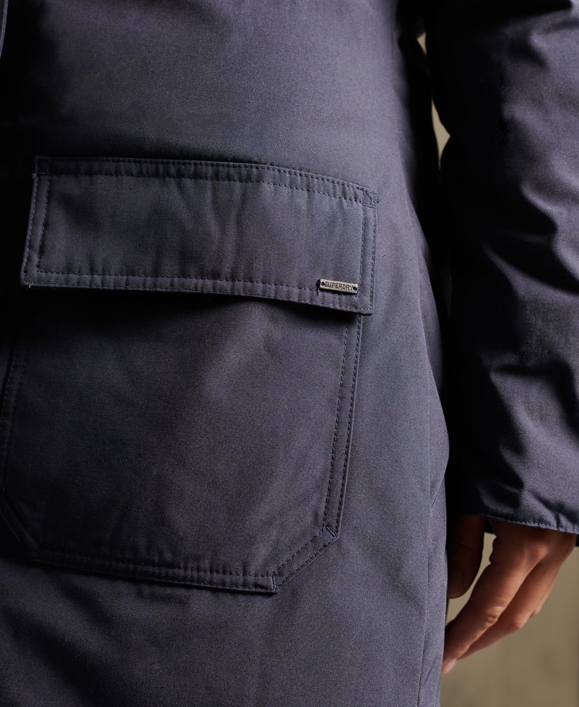 kurtka rookie down parka w kolorze rinsed navy