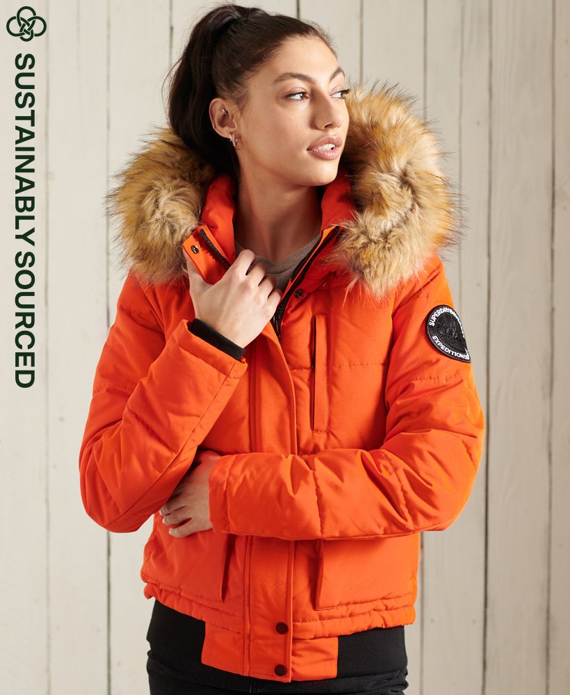 kurtka bomber everest w kolorze pomaraŃczowym