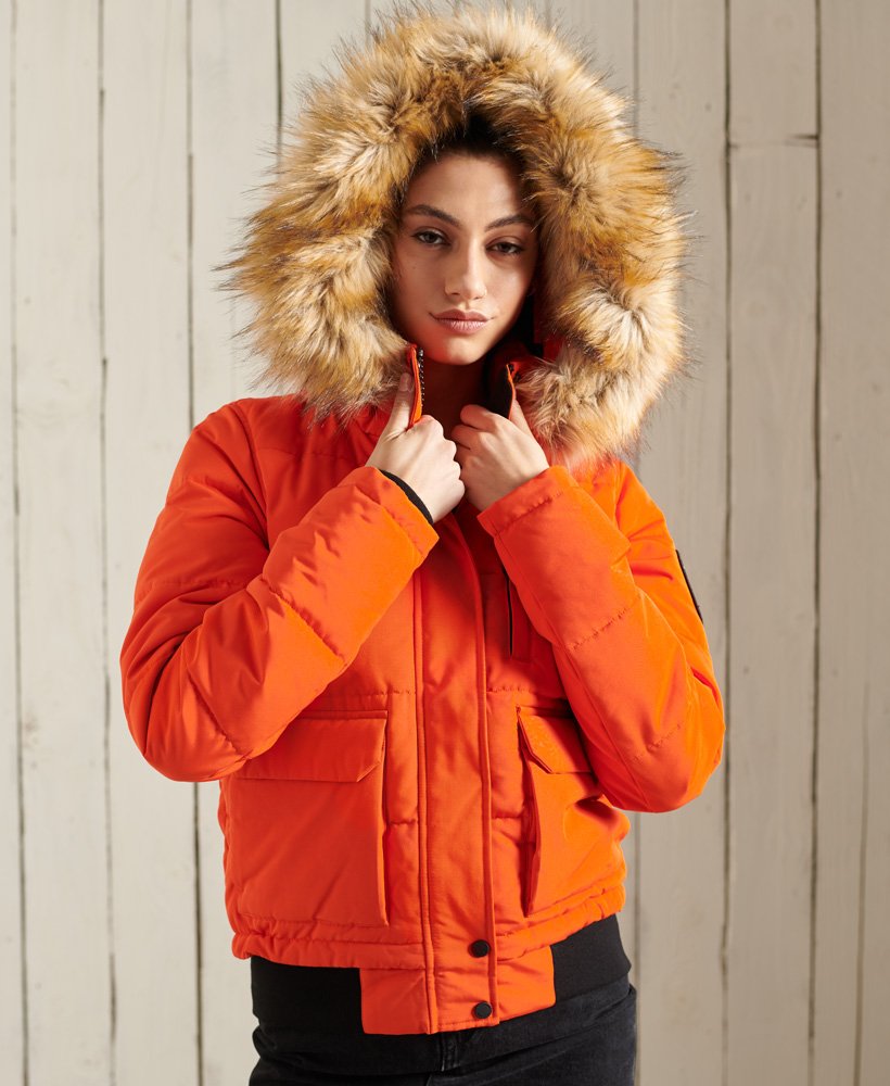 kurtka bomber everest w kolorze pomaraŃczowym