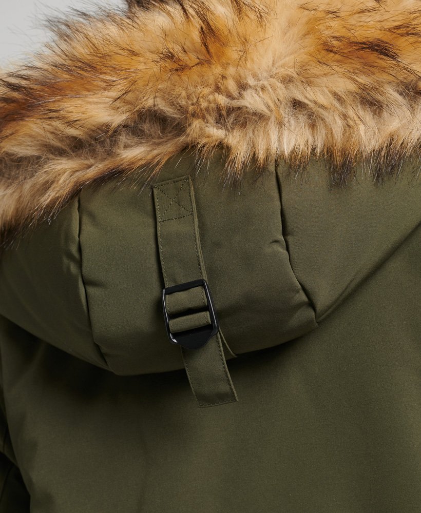 płaszcz typu parka everest w kolorze oliwkowym surplus goods