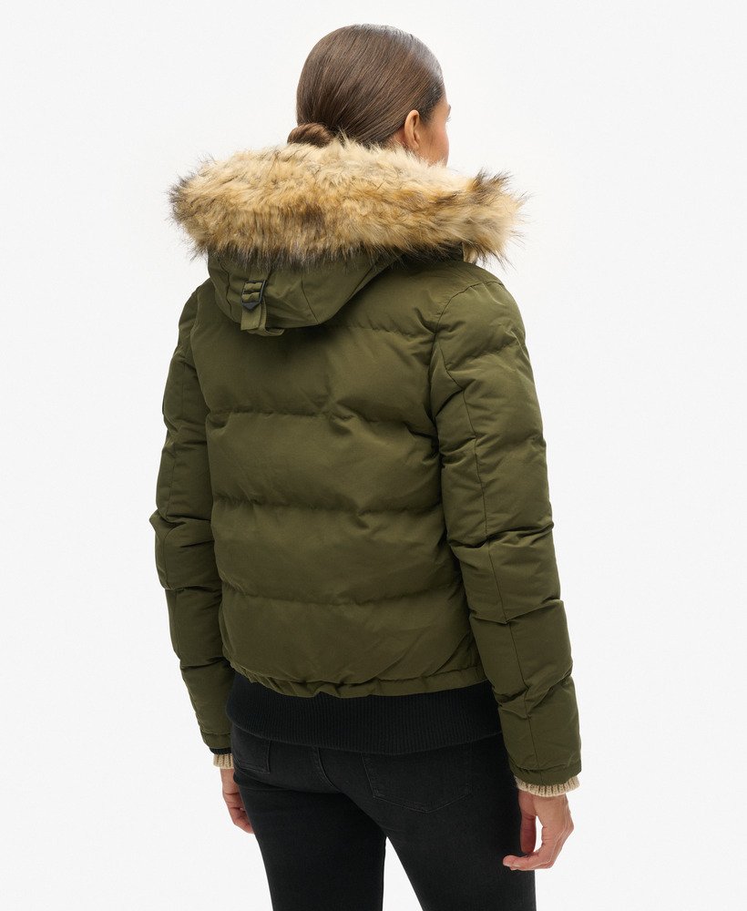 kurtka bomberka z kapturem everest w kolorze oliwkowym surplus goods