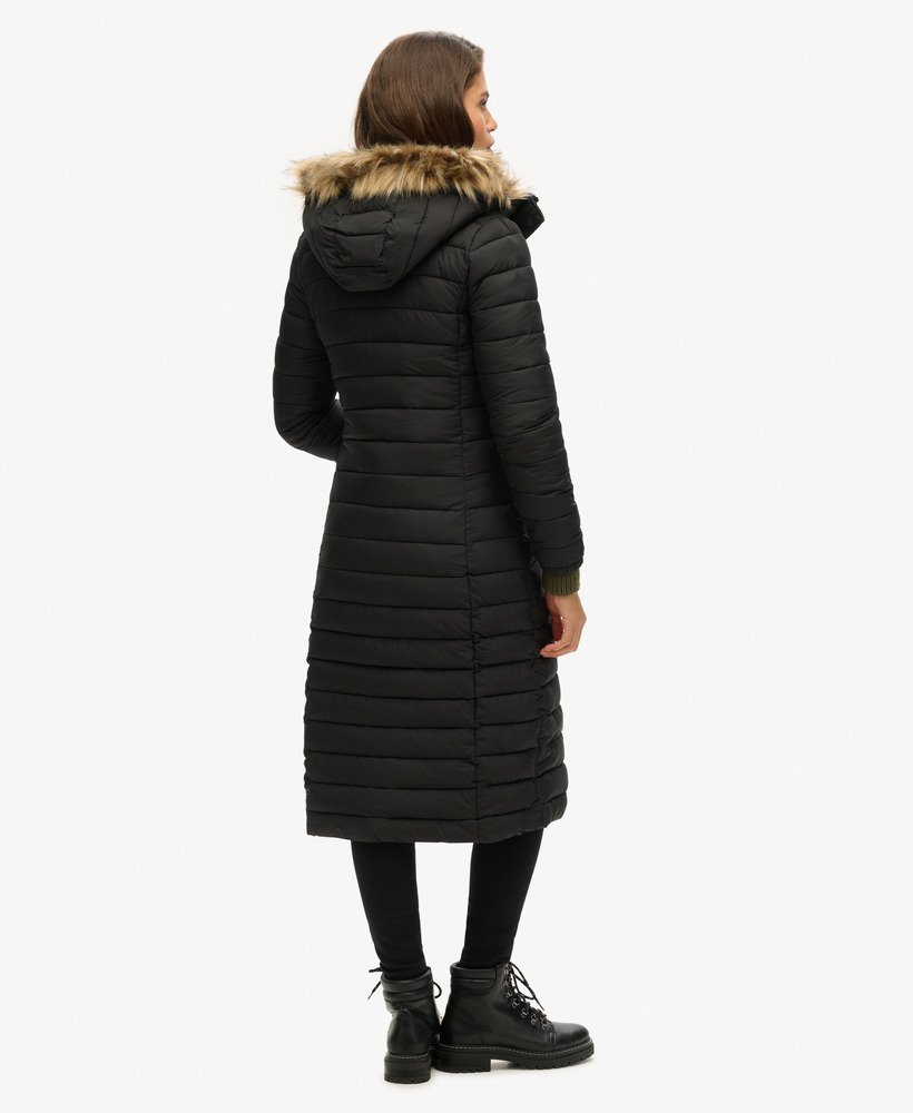 płaszcz fuji super longline w kolorze czarnym