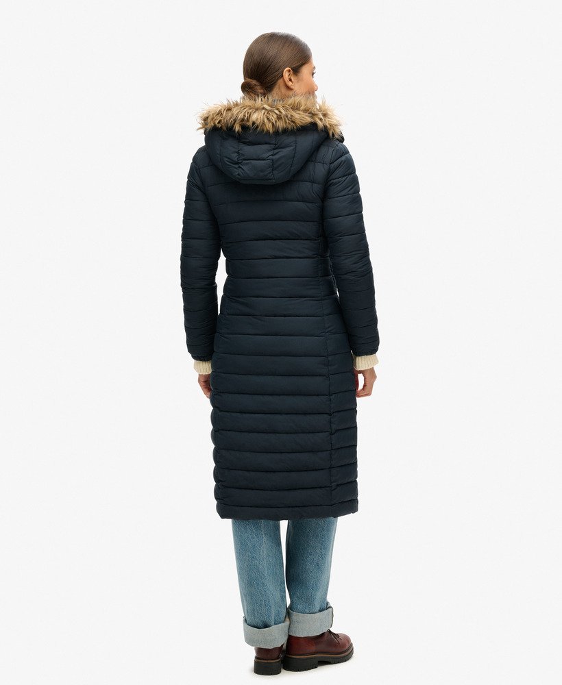 płaszcz fuji super longline w kolorze eclipse navy