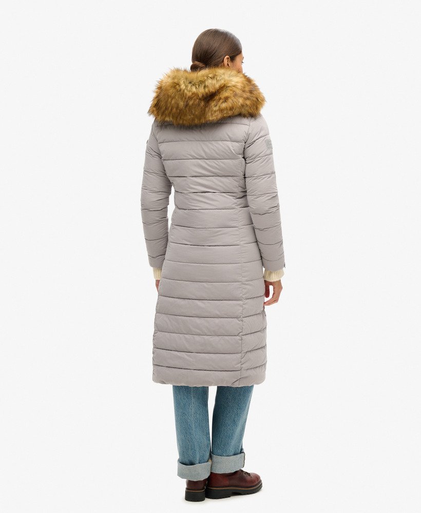 płaszcz puchowy arctic longline w kolorze dove