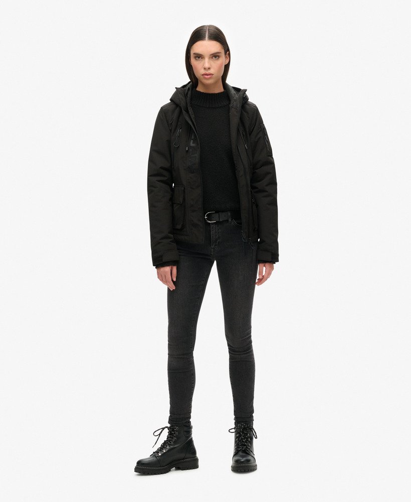 kurtka wiatrówka ultimate sd-windcheater z kapturem w kolorze jet blackblack