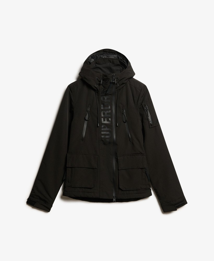 kurtka wiatrówka ultimate sd-windcheater z kapturem w kolorze jet blackblack