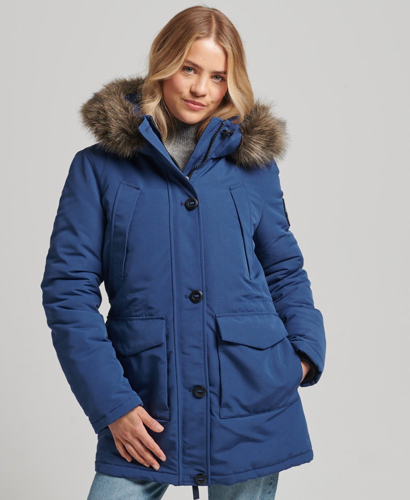 płaszcz typu parka everest w kolorze twilight navy