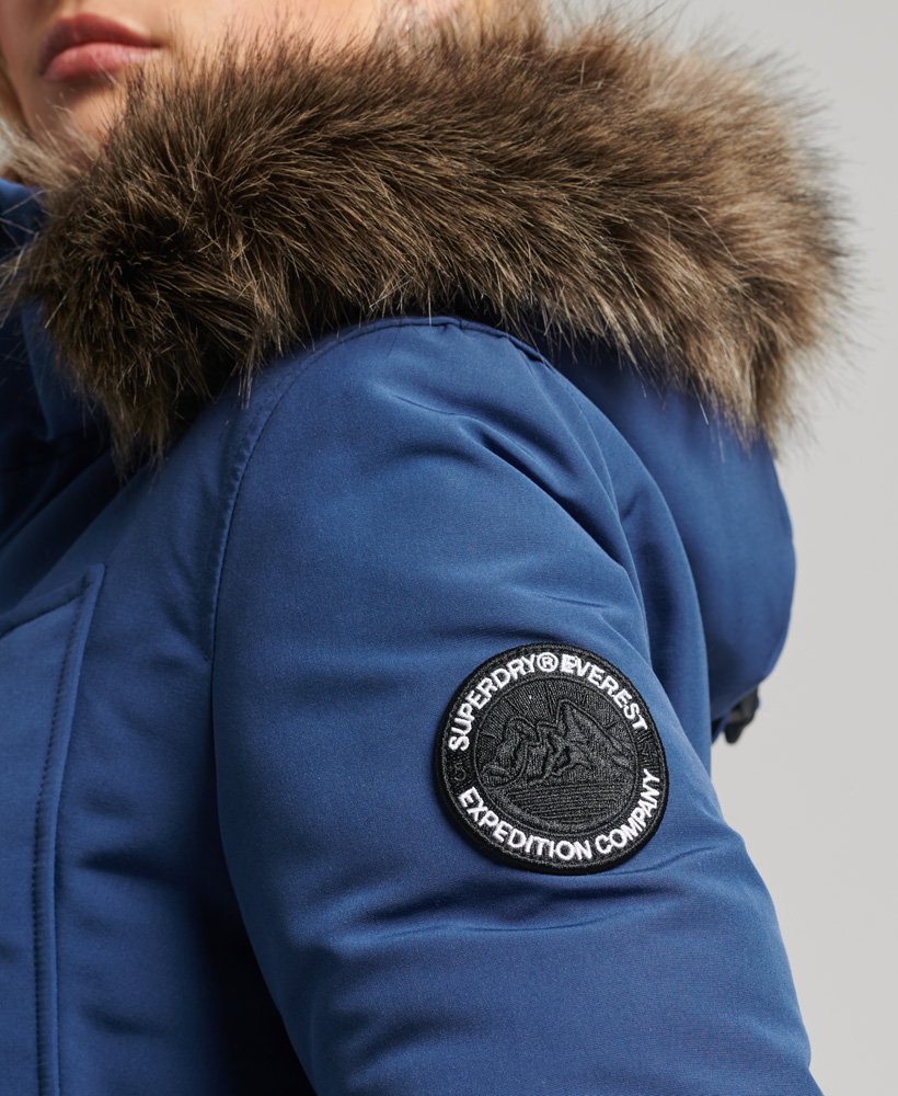 płaszcz typu parka everest w kolorze twilight navy
