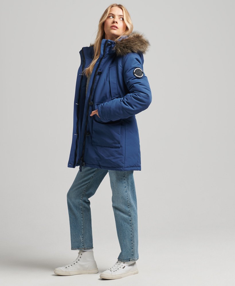płaszcz typu parka everest w kolorze twilight navy