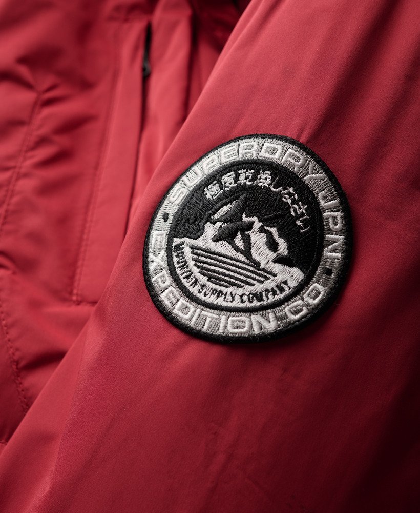 płaszcz parka ashley everest w kolorze czerwonym ceglanym