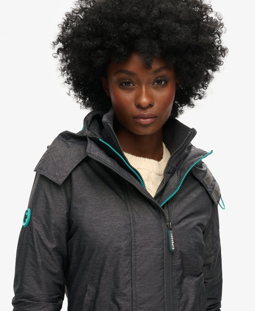 kurtka wiatrówka pop zip arctic sd-windcheater z kapturem w kolorze średnio grafitowymchłodnej zieleni