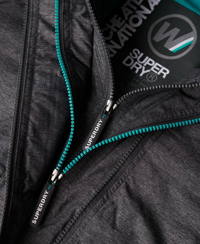 kurtka wiatrówka pop zip arctic sd-windcheater z kapturem w kolorze średnio grafitowymchłodnej zieleni