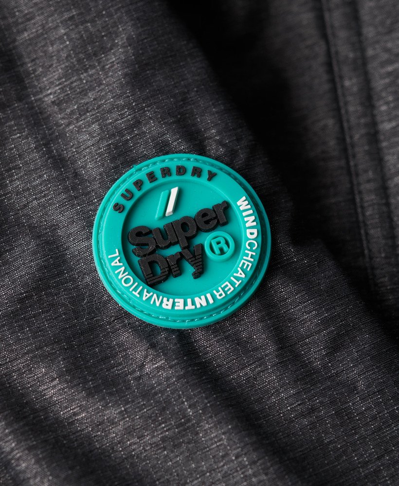 kurtka wiatrówka pop zip arctic sd-windcheater z kapturem w kolorze średnio grafitowymchłodnej zieleni