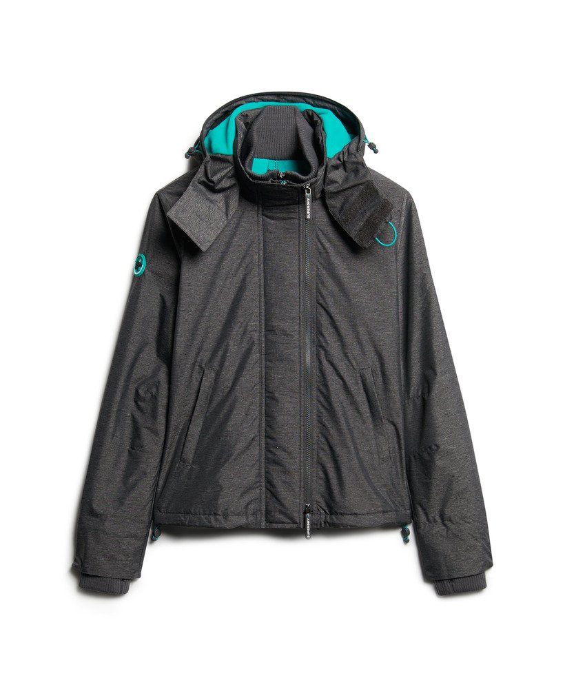 kurtka wiatrówka pop zip arctic sd-windcheater z kapturem w kolorze średnio grafitowymchłodnej zieleni