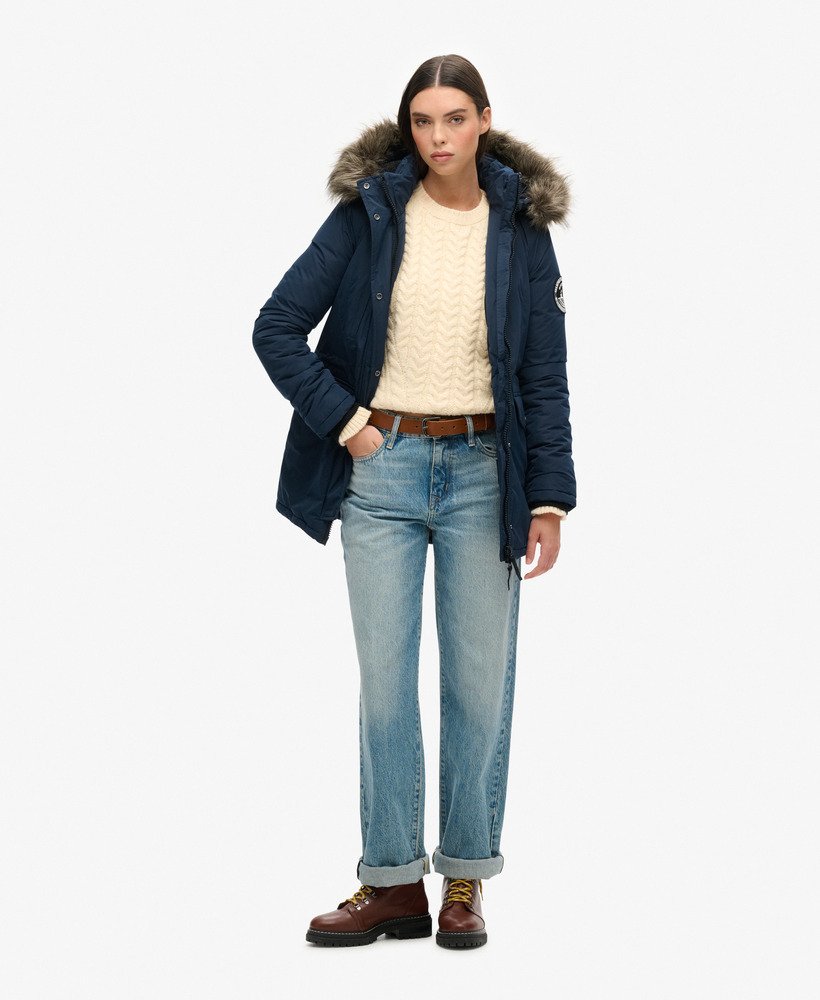 kurtka parka ashley everest w kolorze eclipse navy