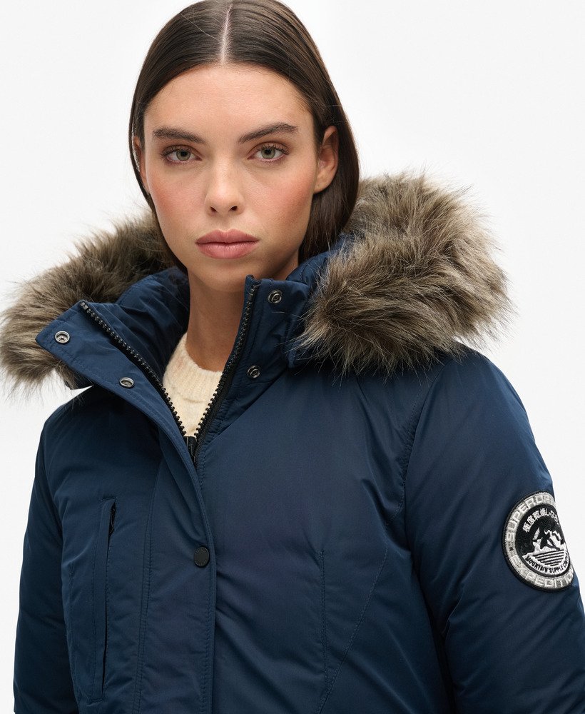 kurtka parka ashley everest w kolorze eclipse navy