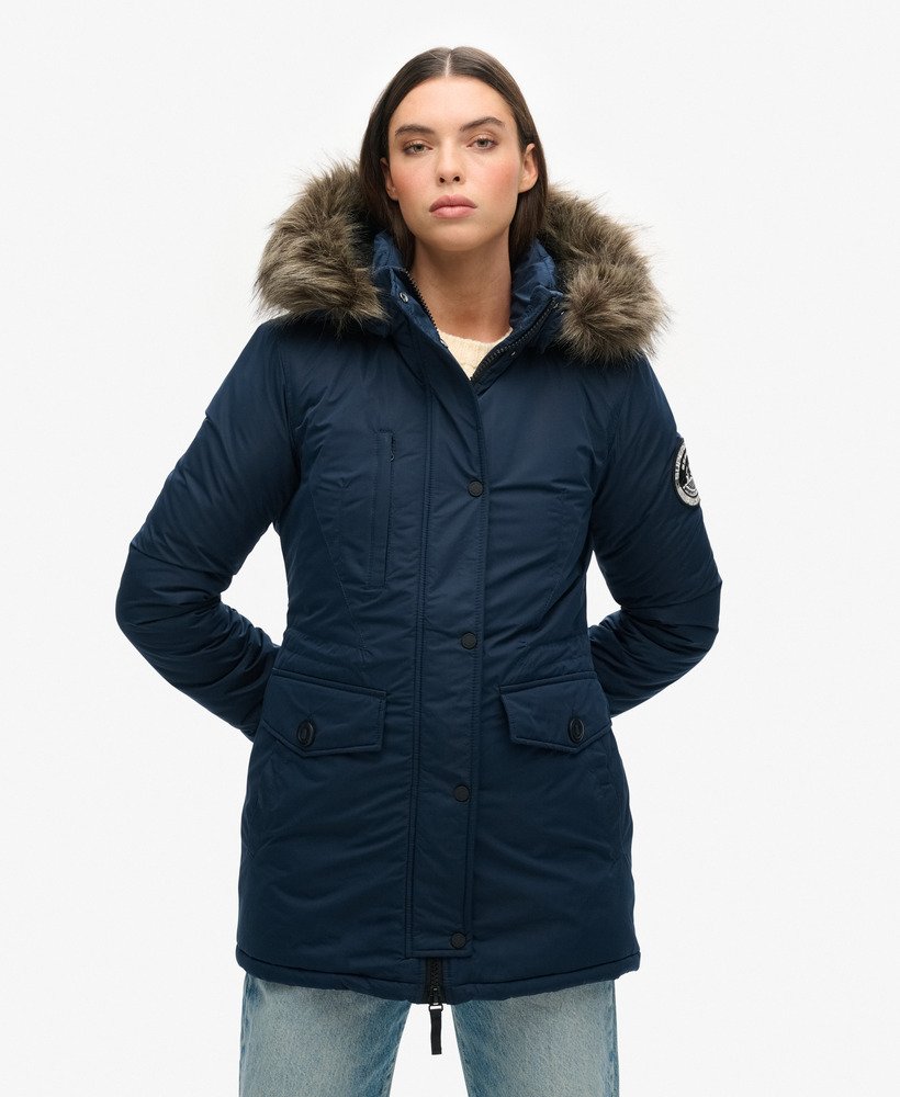 kurtka parka ashley everest w kolorze eclipse navy
