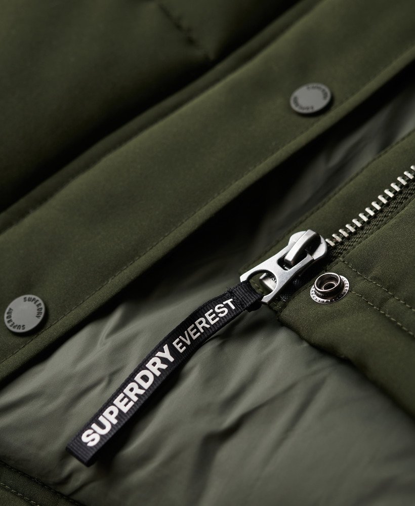 kamizelka puchowa everest z kapturem w kolorze abyss khaki